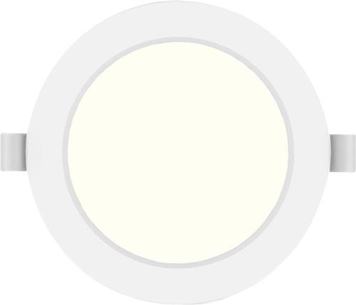 LED Downlight Pro - Aigi Trinko - Inbouw Rond 9W - Natuurlijk Wit 4000K - Mat Wit - Kunststof - Ø145mm