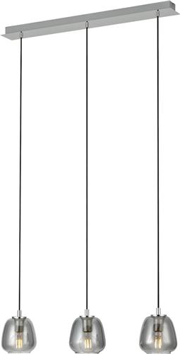 EGLO Albarino Hanglamp - 3 lichts - E27 - glas