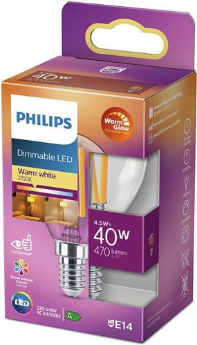 Philips Led Cl P45 Cl Wgd 40w E14