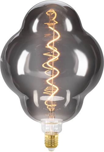EGLO LED Lamp - E27 - Ø 20 cm - Rookglas - 2000K - Dimbaar