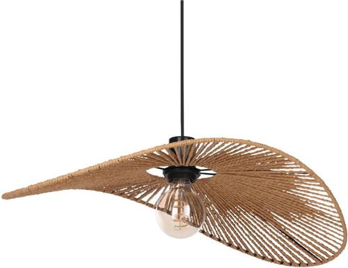 EGLO Siruela Hanglamp - E27 - 56 cm - Bruin/Zwart - Papier