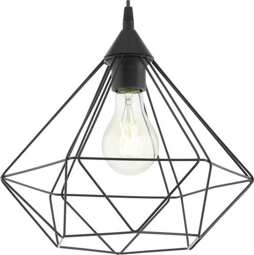 EGLO Tarbes Hanglamp - E27 - Ø 32,5 cm - Zwart