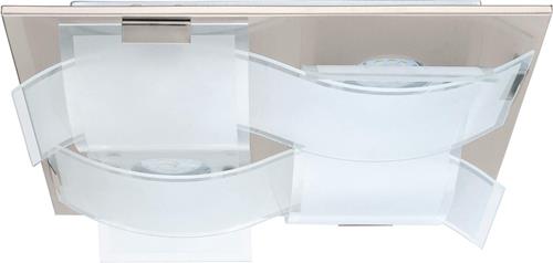 EGLO Guadiano plafondverlichting Nikkel, Transparant, Wit GX53 LED A+