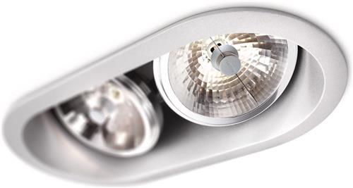Philips SMARTSPOT 579764816 Binnen Geschikt voor gebruik binnen G53 Recessed lighting spot 30W B Aluminium verlichting spot