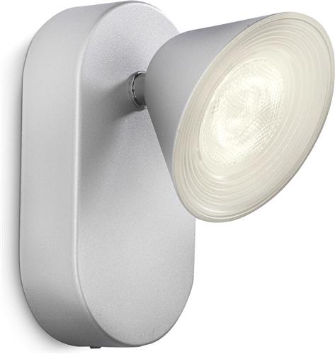 Philips myLiving Tweed - Wandspot - Aluminium