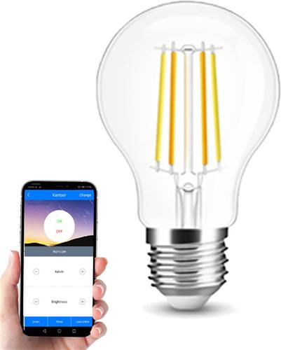 Milight Dual White smart filament lamp met wifi-module - 7W - E27 fitting - A60 model - Slimme verlichting - Smart light - Smart lamp