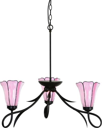 Art Deco Trade - 3 lichts Kroonluchter Lovely Liseron Pink