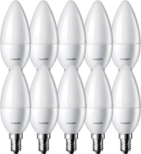 Philips CorePro LEDCandle B35 E14 4.3W 2700K 470lm 230V - Warm Wit - Per doos á 10 stuks