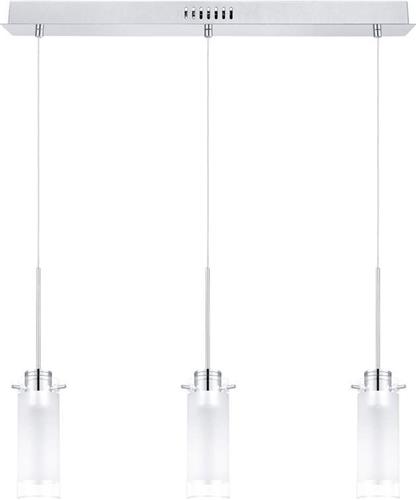 EGLO Aggius 1 - Hanglamp - 3 Lichts - Chroom - Wit, Helder