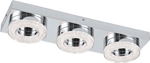 EGLO Fradelo - Wand/Plafondlamp - 3 Lichts - Chroom, Helder