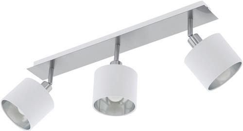 EGLO Valbiano - spot - 3-Lichts - wit/nickel-mat