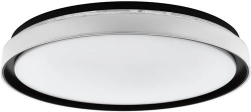 EGLO Seluci Plafonnière - LED - 49 cm - Zwart