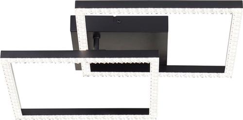 Brilliant Ranni - Plafondlamp - Crystal LED 18W - 4000K - Zwart