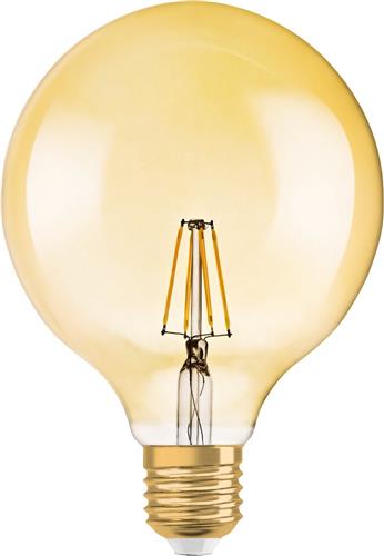 OSRAM Vintage 1906® Classic Globe125 lamp, 4W, 410lm
