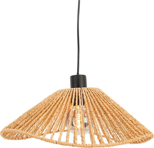 EGLO Lavister Hanglamp - E27 - Ø 39 cm - Zwart/Bruin - Papier