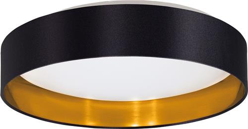 EGLO Maserlo 2 Plafondlamp - LED - Ø 38 cm - Wit/Zwart/Goud