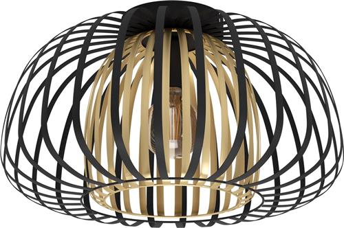EGLO Encinitos Plafondlamp - E27 - Ø 45 cm - Zwart/Goud