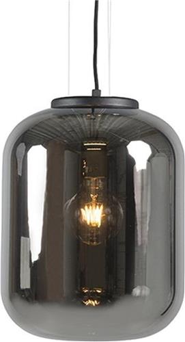 QAZQA bliss - Retro LED Smart Hanglamp incl. wifi - 1 lichts - Ø 30 cm - Zwart - Woonkamer | Slaapkamer | Keuken