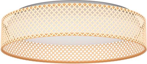 EGLO Luppineria Plafondlamp - LED - Ø 38 cm - Wit/Bruin