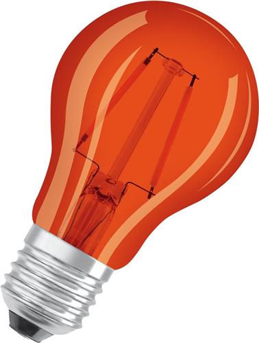 OSRAM 4058075433960 LED-lamp Energielabel G (A - G) E27 Peer 2.5 W = 15 W Oranje (Ø x l) 60 mm x 105 mm 1 stuk(s)