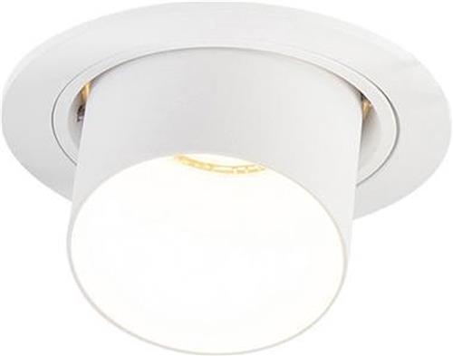 QAZQA installa - Moderne Dimbare LED Smart Inbouwspot incl. wifi met Dimmer - 1 lichts - Ø 92 mm - Wit - Woonkamer | Slaapkamer | Keuken
