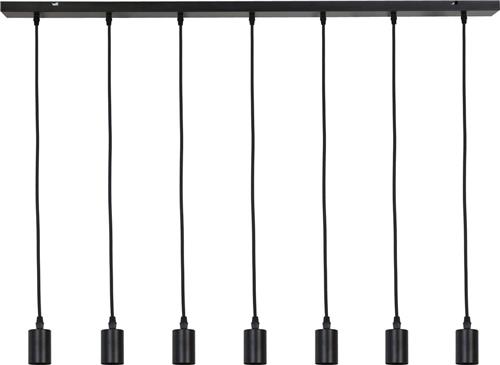 Light & Living Brandon Hanglamp - Zwart - 7L