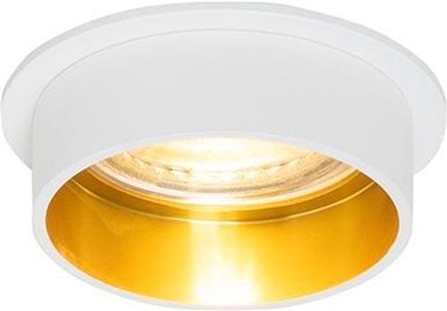 QAZQA insta - Moderne Inbouwspot - 1 lichts - Ø 70 mm - Wit - Woonkamer | Slaapkamer | Keuken