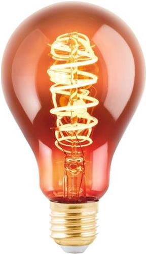 EGLO LED Lamp - E27 - Ø 7,5 cm - Koper - 2000K - Dimbaar