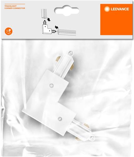 LEDVANCE TRACKLIGHT 9-Â° hoekconnector, wit, optioneel