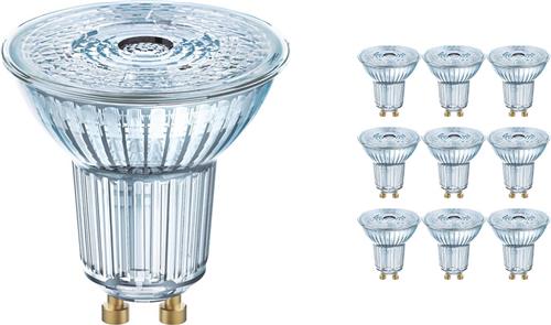 Voordeelpak 10x Ledvance SUPERIOR LED Spot Reflector GU10 PAR16 3.4W 230lm 36D - 930 Warm Wit | Beste Kleurweergave - Dimbaar - Vervangt 35W