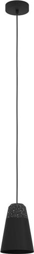 EGLO Canterras Hanglamp - E27 - 15 cm - Zwart/Grijs/Wit