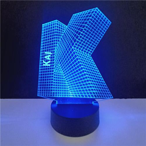 3D LED Lamp - Letter Met Naam - Kaj