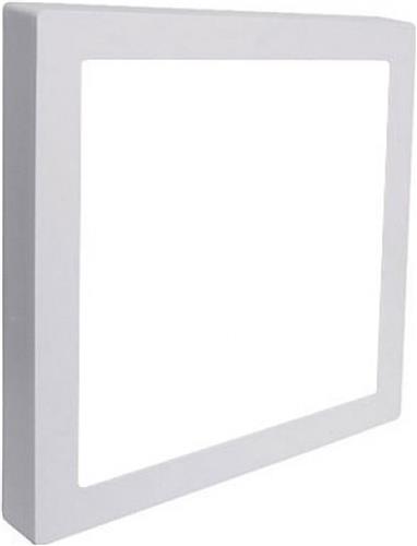 LED Downlight Pro - Aigi - Opbouw Vierkant 12W - Helder/Koud Wit 6000K - Mat Wit - 172mm