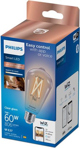 Philips Smart LED E27 7W 806lm 2700K-6500K Edison
