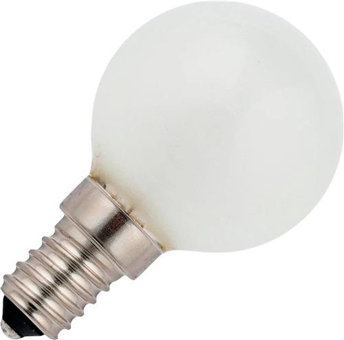 Schiefer E14 Kogel Gloeilamp | 15W 2700K 290lm 220V/240V Mat | Dimbaar