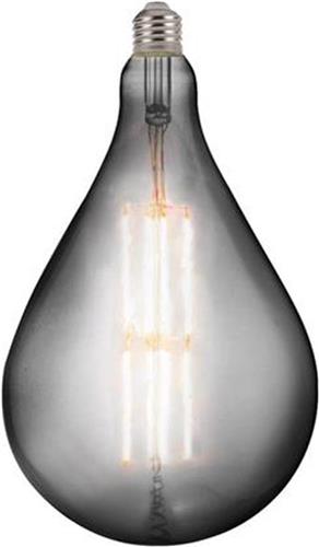 LED Lamp - Design - Torade - E27 Fitting - Titanium - 8W - Warm Wit 2400K