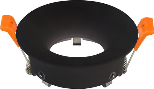 Spot Armatuur GU10 - GU10 Inbouwspot - Rond - Zwart - Aluminium - Ø85mm