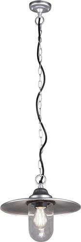 LED Tuinverlichting - Hanglamp - Torna Brinito - Plafond - E27 Fitting - Mat Grijs - Aluminium