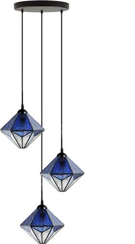 Art Deco Trade - Tiffany Kroonluchter Akira Blue 3