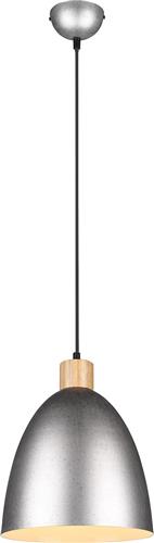 LED Hanglamp - Trion Jaguar - E27 Fitting - Rond - Mat Nikkel - Aluminium - Tot 40W