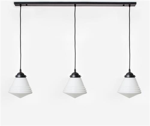 Art Deco Trade - 3 x Luxe School Small aan plafondbalk Moonlight