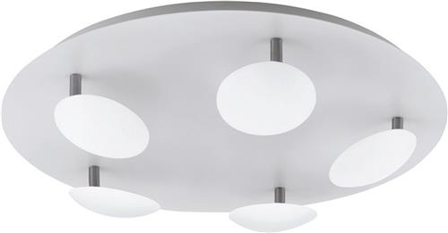 Eglo CERTINO - Plafonnière - Nikkel;Wit