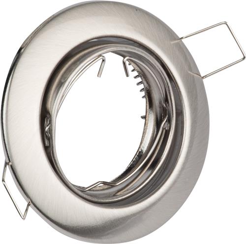 Spot Armatuur GU10 - GU10 Inbouwspot - Rond - Chroom - Aluminium - Kantelbaar Ø82mm