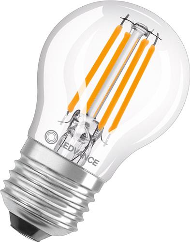 Ledvance - Classic LED E27 Peer Filament Helder 5.5W 806lm - 827 Zeer Warm Wit | Vervangt 60W