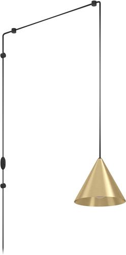 EGLO Narices Hanglamp - E27 - Staal - Zwart;Goud