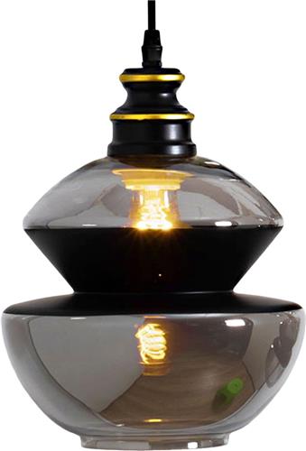 1-lichts hanglamp Sofie - rond glas