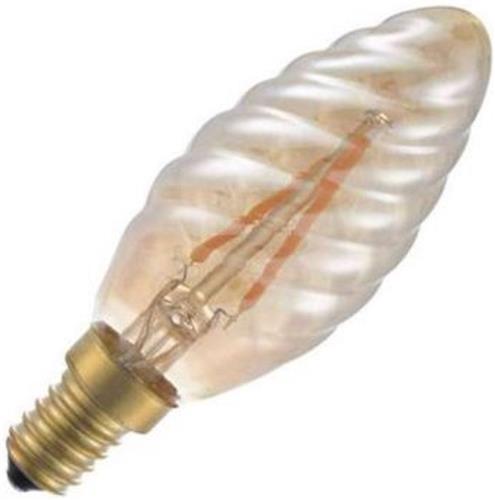 SPL E14 LED Kaarslamp | 2W Goud 2500K 220V/240V 825 | 360° Dimbaar