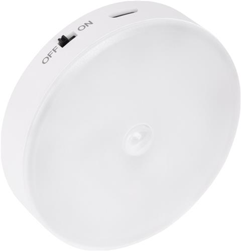 LED terrasverlichting rond - 40mm - 12V - Warm wit - Zilver