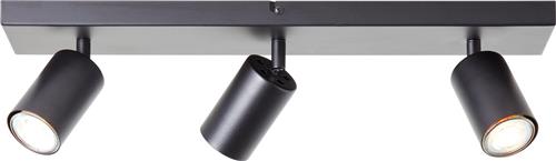 Brilliant Jello - Plafondspot - GU10 3x4,5W - 3000K - Zwart