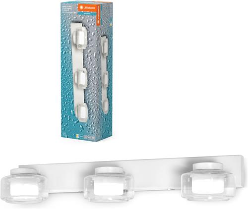 LEDVANCE ORBIS Flame wand- en plafondlamp met LED, wit, 16,5W, 1050lm, 3000/4000K, kleurtemperatuur instelbaar via wandschakelaar (koud wit/warm wit), IP44 bescherming tegen vreemde voorwerpen en spatwater